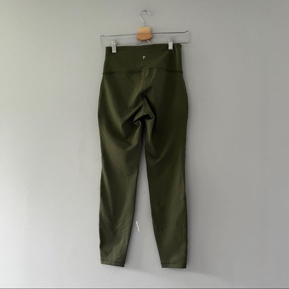 Olive Green Workout Leggings - Picture 2 of 6